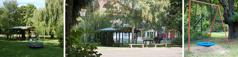 Das Außengelände der Landgräflichen Stiftung